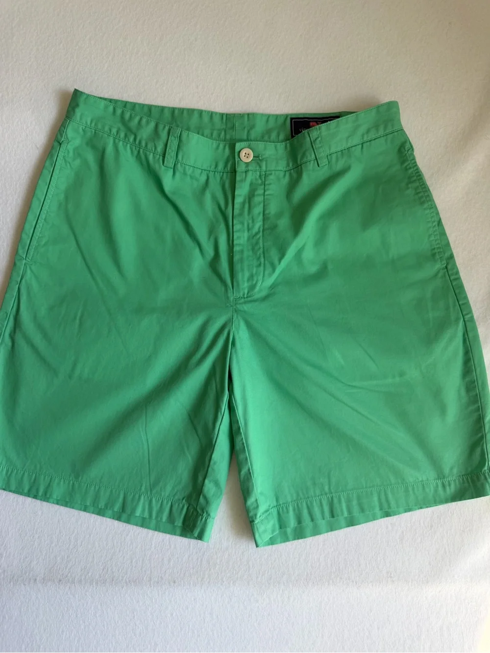 Vineyard Vines Club Shorts Green Cotton Chino Shorts Men’s 36 Preppy coastal